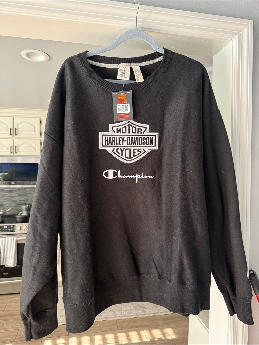 Harley-Davidson x Champion Black Crewneck Limited Edition Sweatshirt
